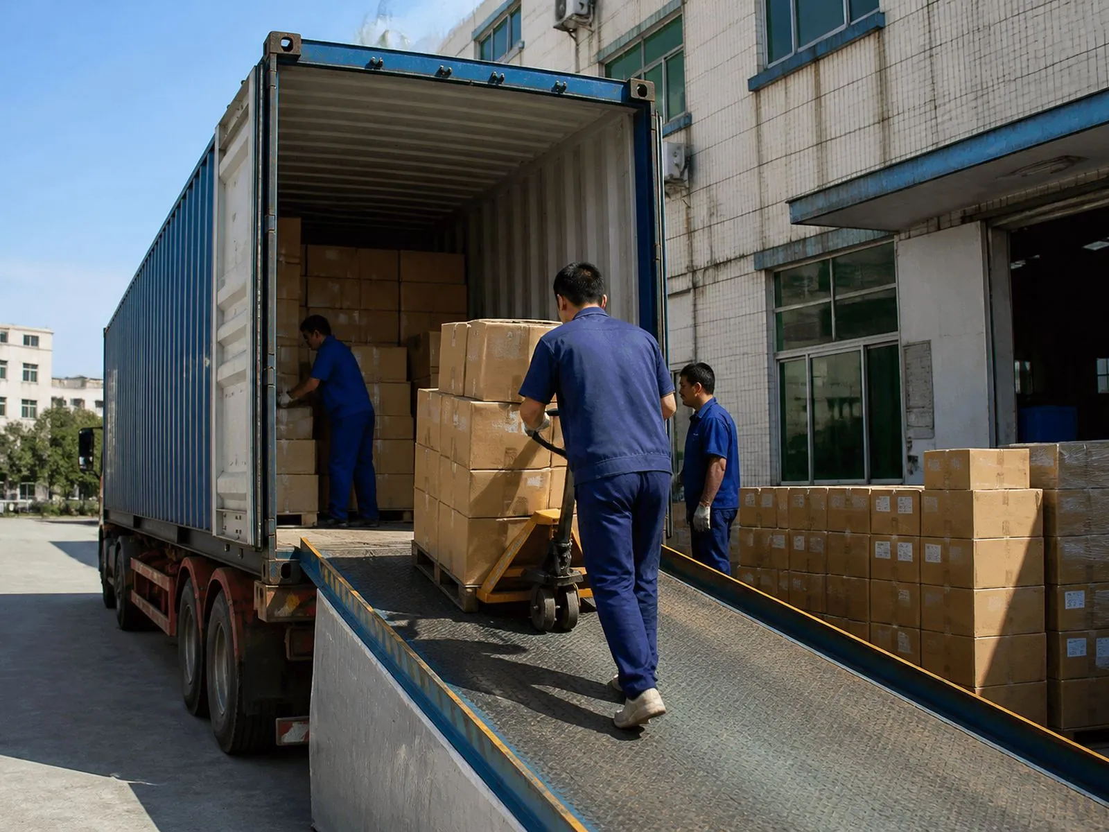 Containerverladung - Kairui Silikonfertigung