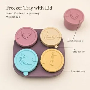 Baby Food Freezer Tray with Lid — Structure