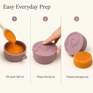 Baby Food Freezer Tray with Lid — How to use