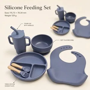 Silikon Babybreischale mit Saugfuß — Aufbau