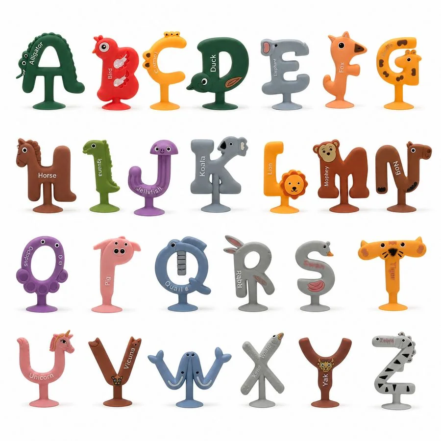 Alphabet Suction Teether