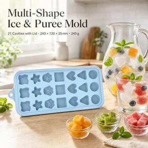 Bac à glaçons et congélation en silicone — En usage
