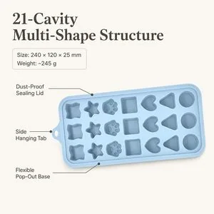 Bac à glaçons et congélation en silicone — Structure