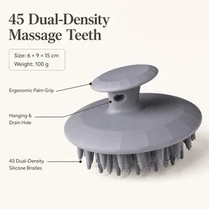 Silikon Haarwasch- und Massagebürste — Aufbau