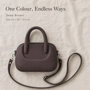 Bolso tote y bandolera de silicona — Colores