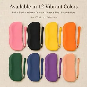 Silicone Glasses Pouch — Colours