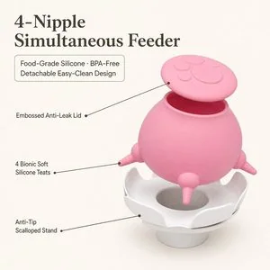 4-Nipple Pet Feeder — Structure