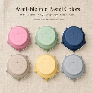 4-Nipple Pet Feeder — Colours