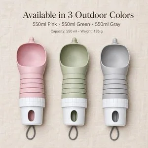 Gourde pliable en silicone pour animaux — Couleurs