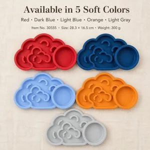 Cloud Slow Feeder Bowl — Colours